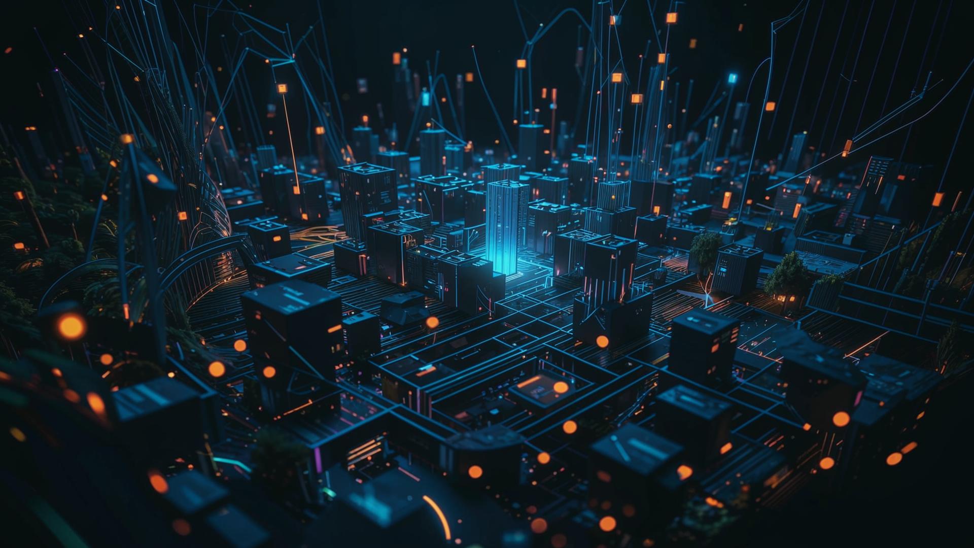 3D Rendering of Modular Digital Infrastructure